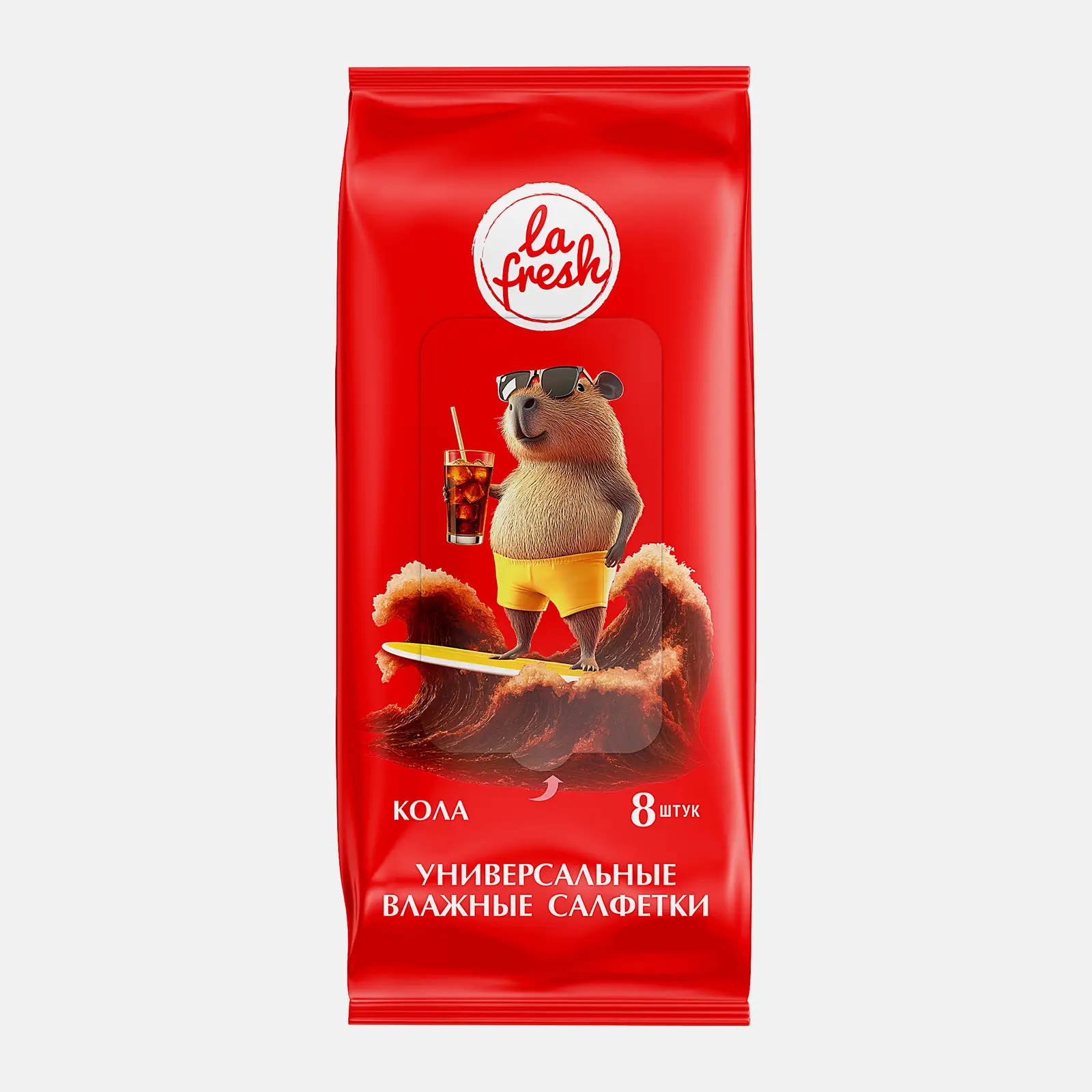 Влажные салфетки La Fresh молодежные мини 8шт в ассортименте - фото 4