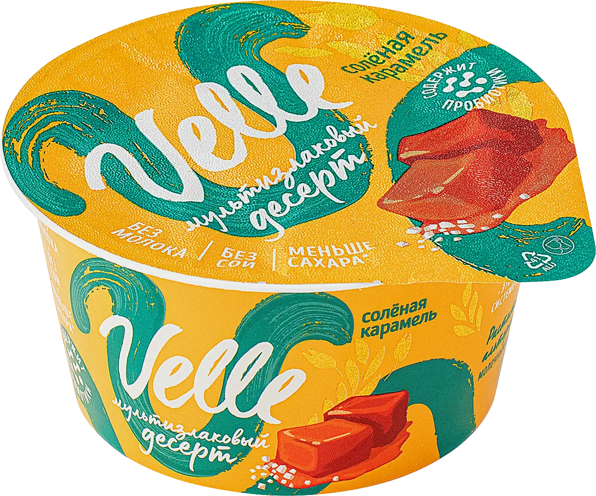 Изображение товара Десерт мультизлаковый с солёной карамелью Velle 130г