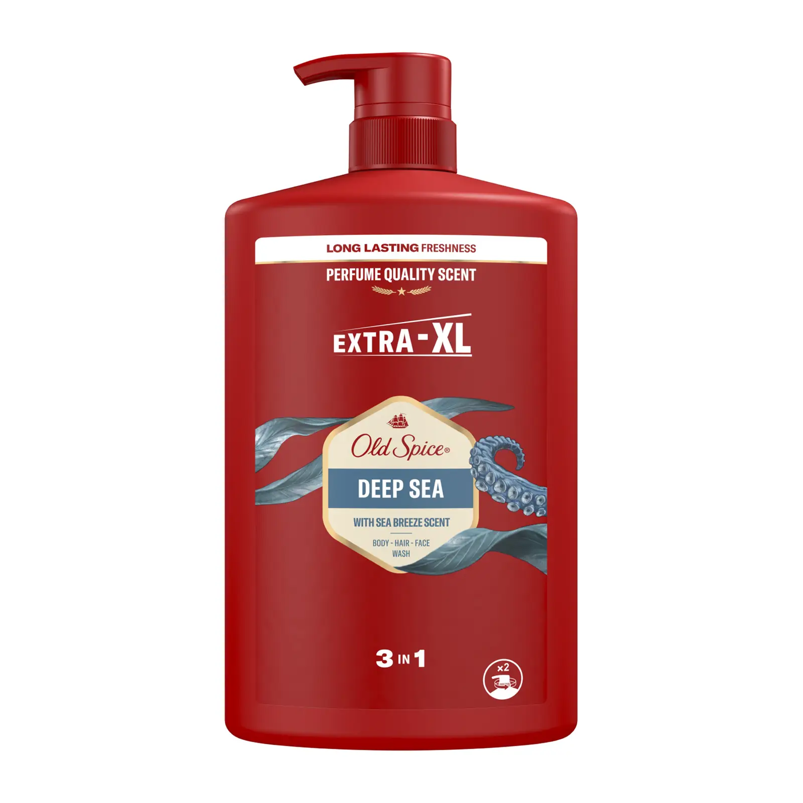 Изображение товара Гель для душа и шампунь Old Spice Deep Sea 3в1 1л