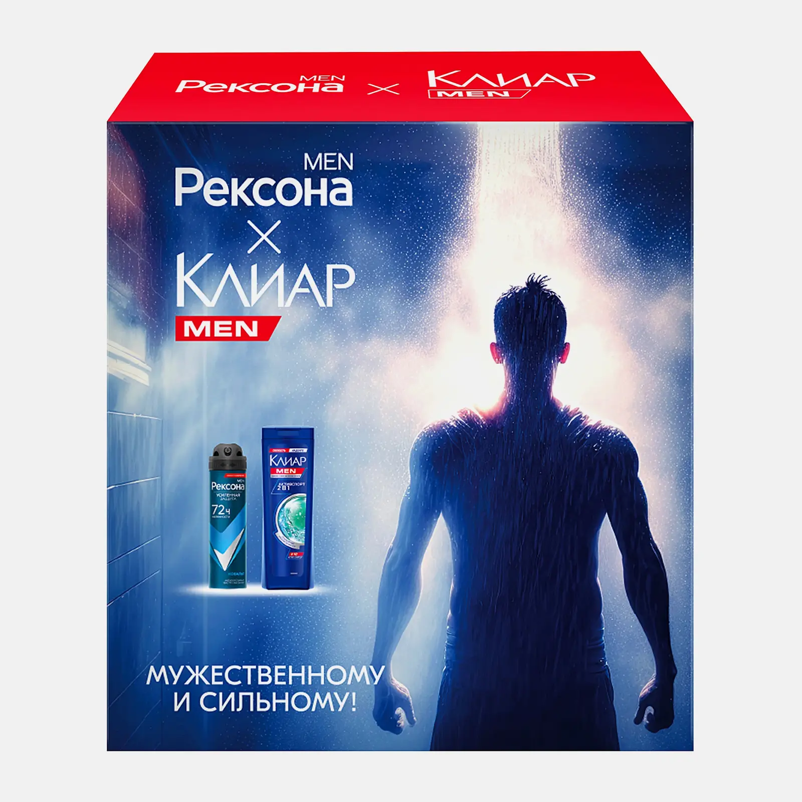 Изображение товара Подарочный набор для мужчины Шампунь Clear и Rexona дезо антиперспирант 150мл