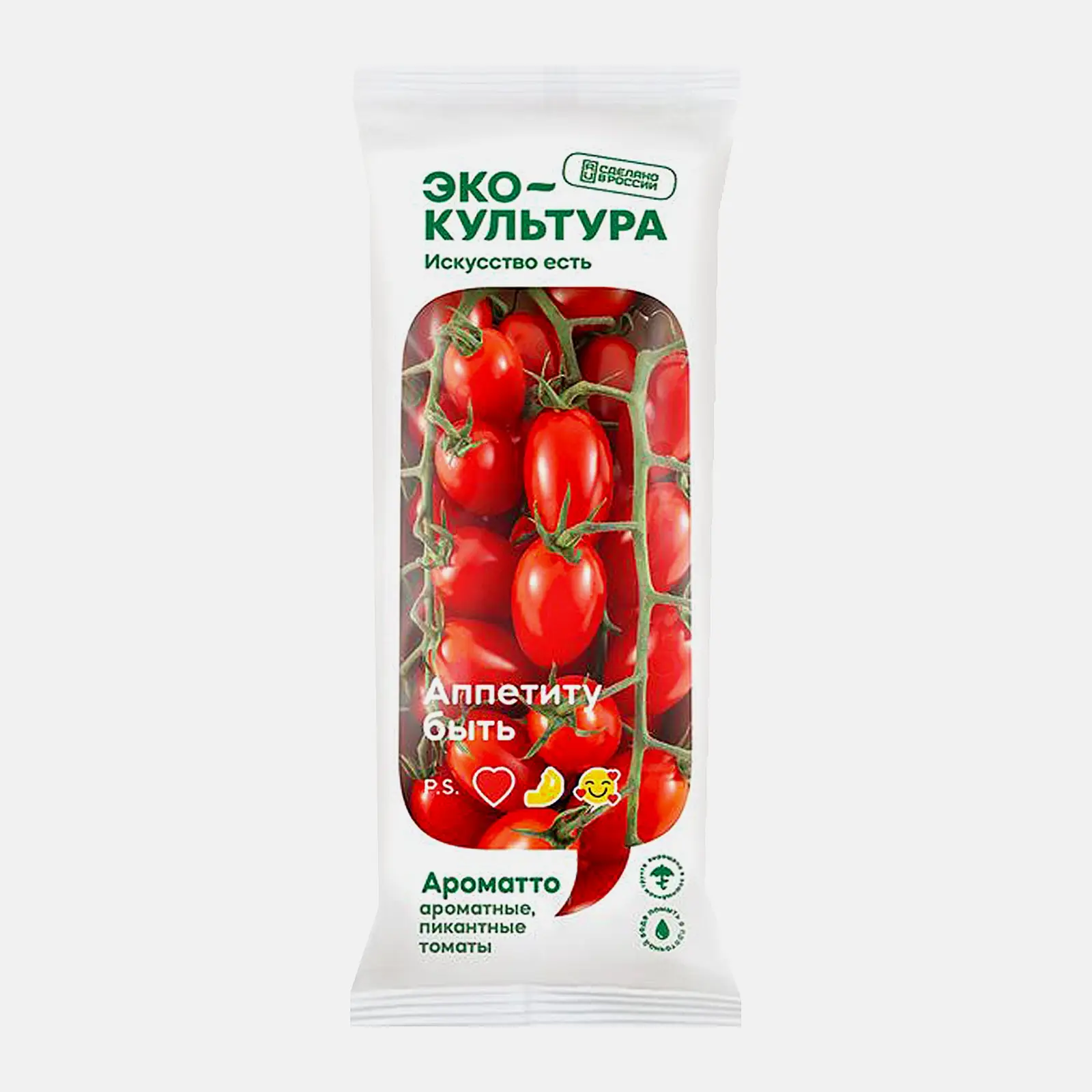 Томаты черри Эко-Культура сливовидные Ароматто 200г - фото 3