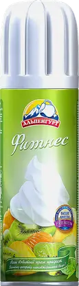 Крем Альпенгурт взбитый Фитнес ультрапастеризованный 24% 250г