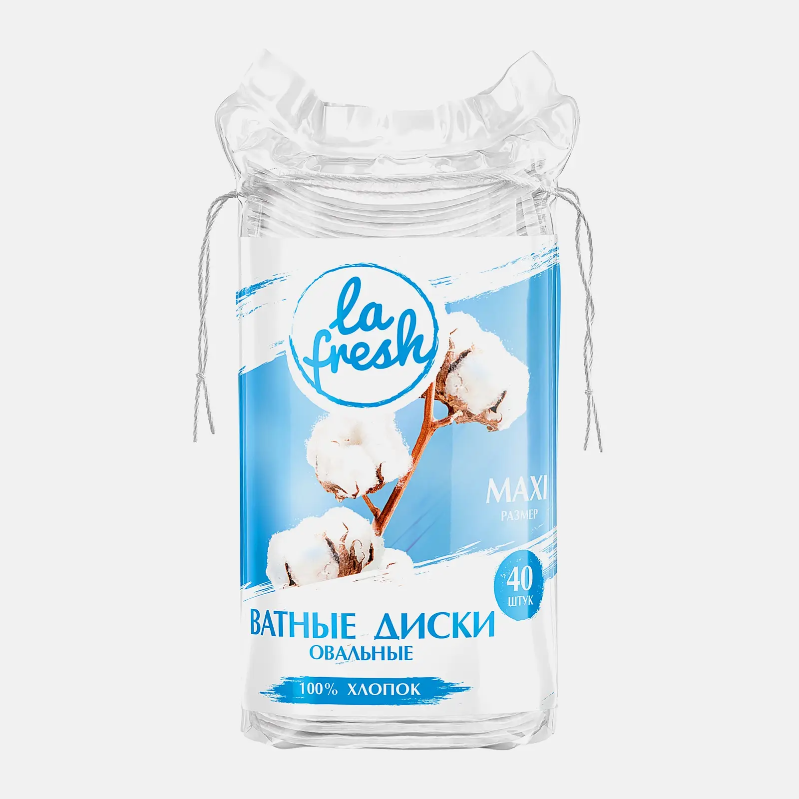 Ватные диски La Fresh овальные 40шт