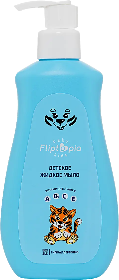Мыло Fliptopia Baby Жидкое Детское 300мл Мыло Fliptopia Baby Жидкое Детское 300мл