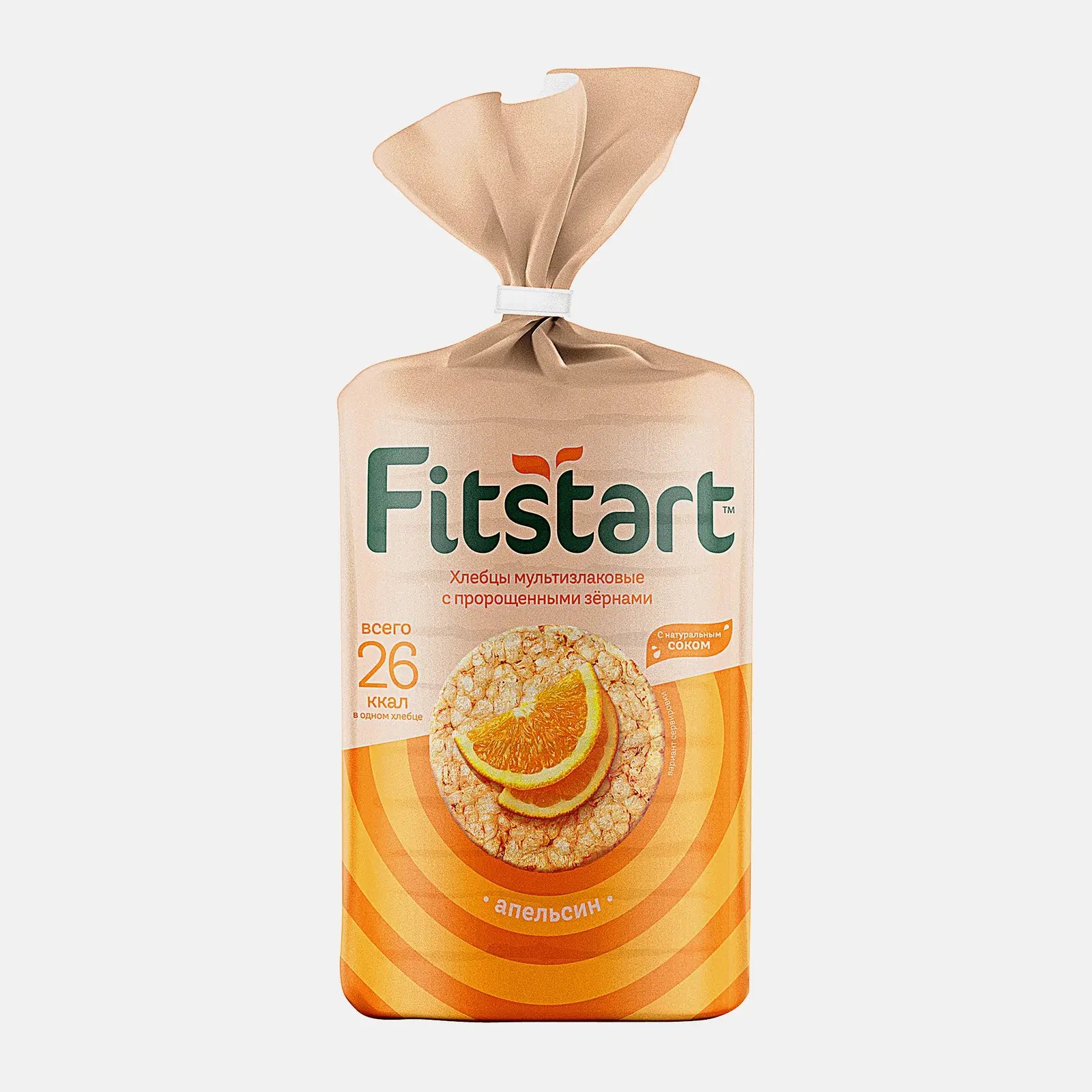 Хлебцы мультизлаковые со вкусом Апельсин Fitstart 100г Хлебцы мультизлаковые со вкусом Апельсин Fitstart 100г