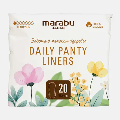 Ежедневные прокладки Botanica Marabu 20шт