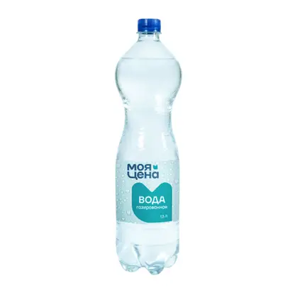 Изображение товара Вода Моя цена газированная 1.5л Изображение товара Вода Моя цена газированная 1.5л
