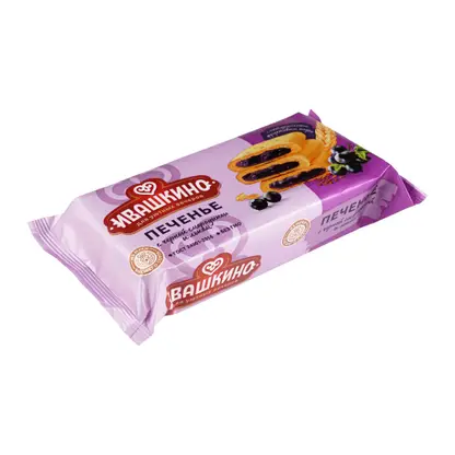 Изображение товара Сдобное печенье с черной смородиной и льном Ивашкино 180г