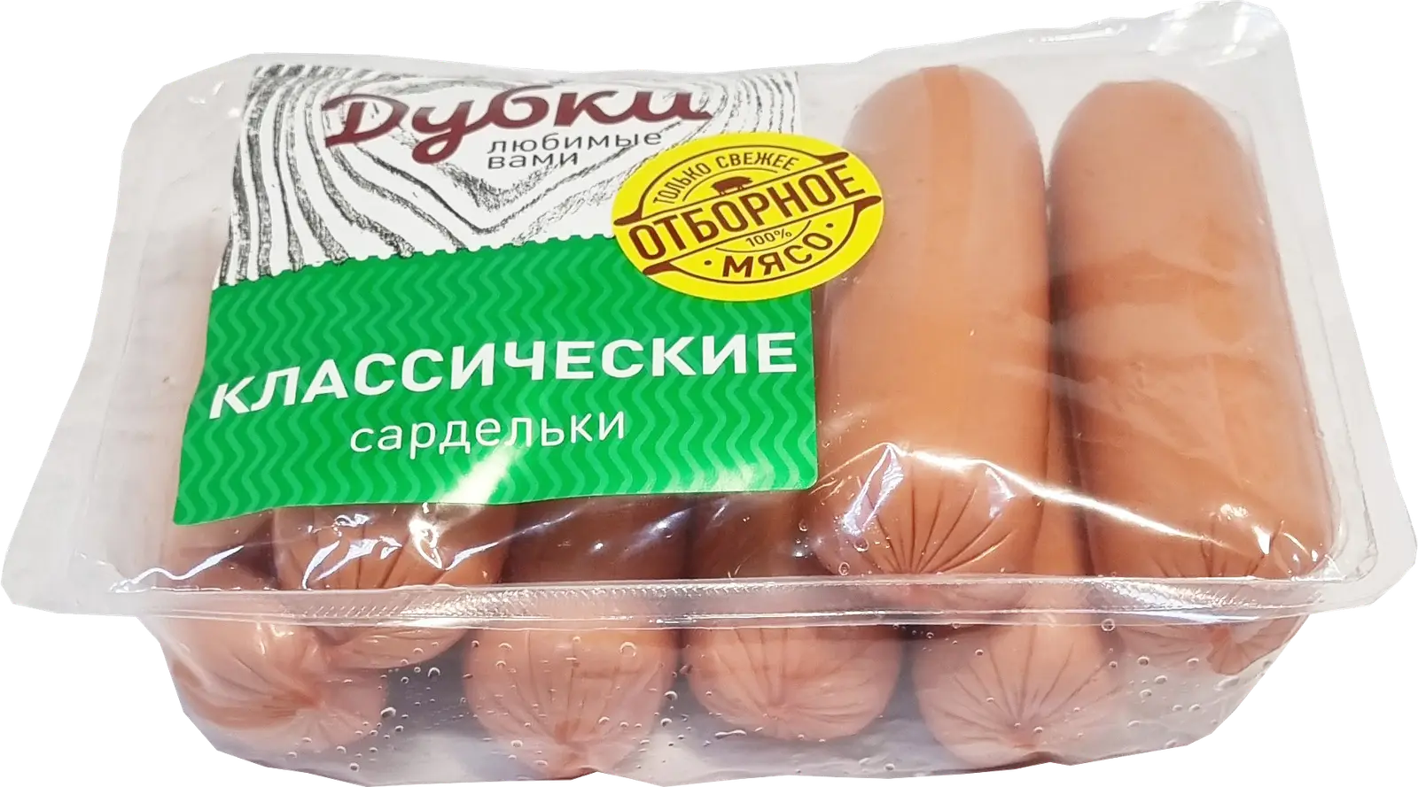 Сардельки Дубки Классические 600г — в каталоге на сайте сети Магнит |  Краснодар