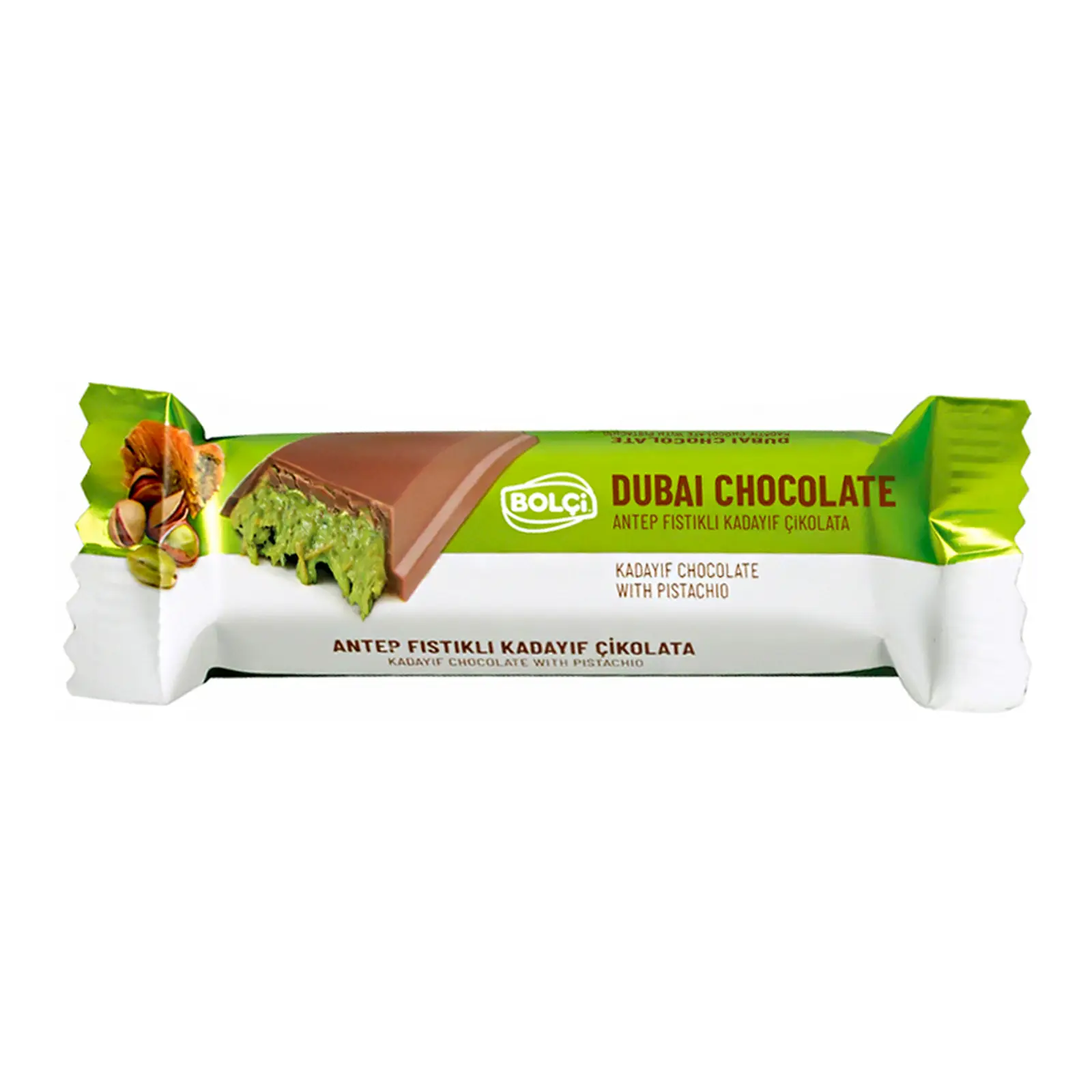Шоколад Bolci дубайский фисташковый крем катаифи 30г