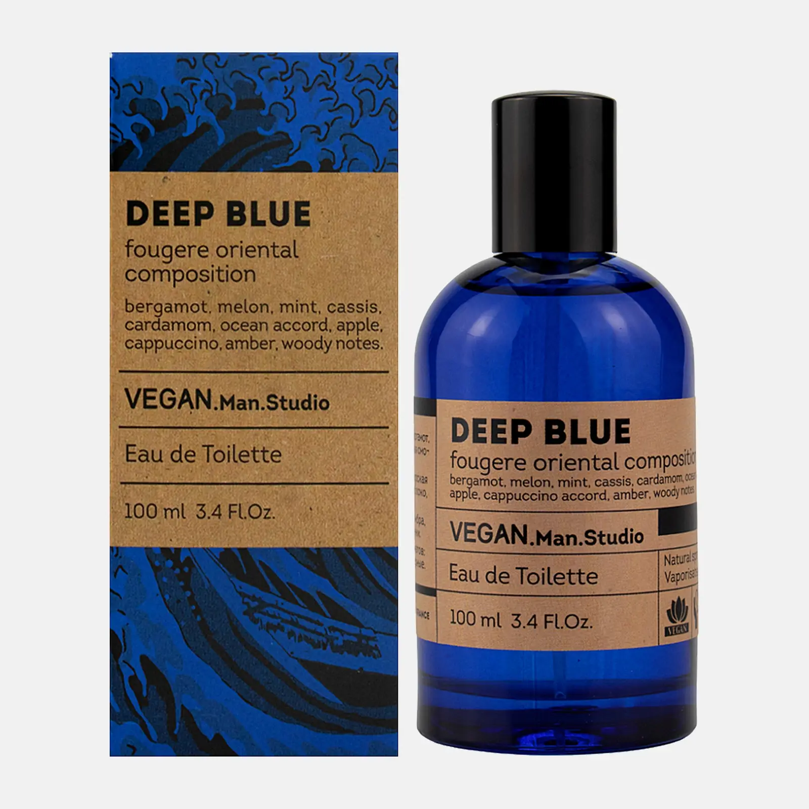 Туалетная вода Deep Blue Vegan Man Studio мужская 100мл