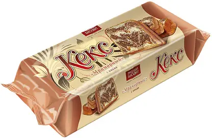 Изображение товара Кекс Русский бисквит Мраморный с какао 225г