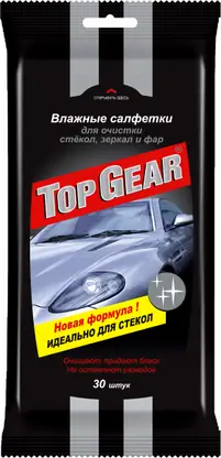 Изображение товара Салфетки влажные Top Gear для стекол зеркал и фар 30шт