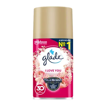 Изображение товара Сменный баллон для освежителя воздуха Glade Automatic I Love You 269мл