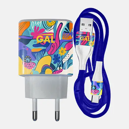 Набор сетевое зарядное устройство UC-2239 + кабель CU-6024 USB-8pin 1м 2.4А