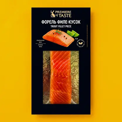 Форель слабосоленая филе-кусок Premiere of taste 200г