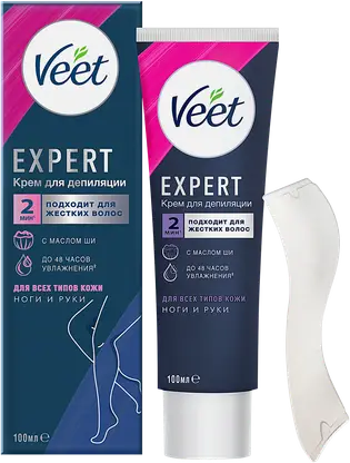 Крем для депиляции Veet Expert для всех типов кожи 100мл