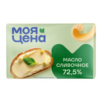 Изображение товара Масло сливочное Магнит Крестьянское 72.5% 180г
