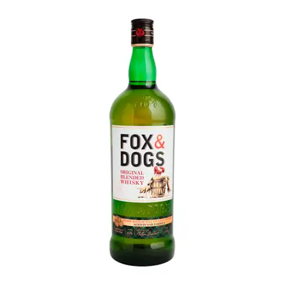 Виски Fox & Dogs купажированный 40% 1л