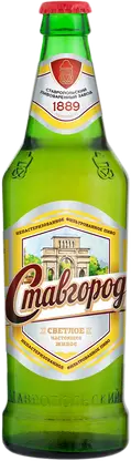 Светлое пиво фильтрованное живое Ставгород 4% 500мл
