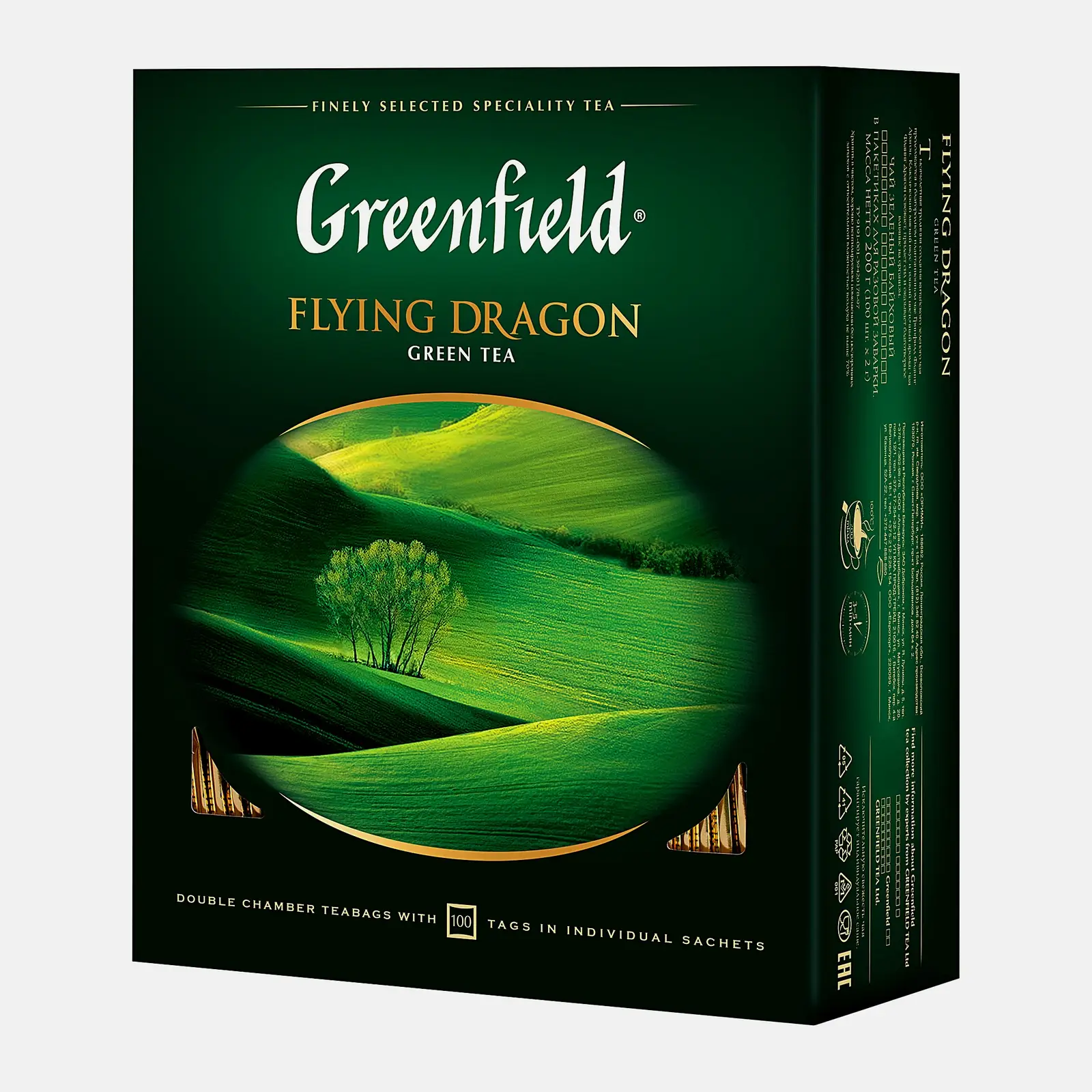Чай зеленый Greenfield Flying Dragon 100пак