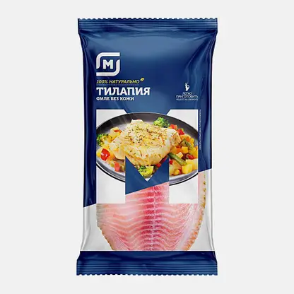 Тилапия филе без кожи 500г