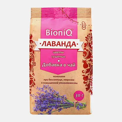 Добавка в чай Лаванда Bioniq 30г