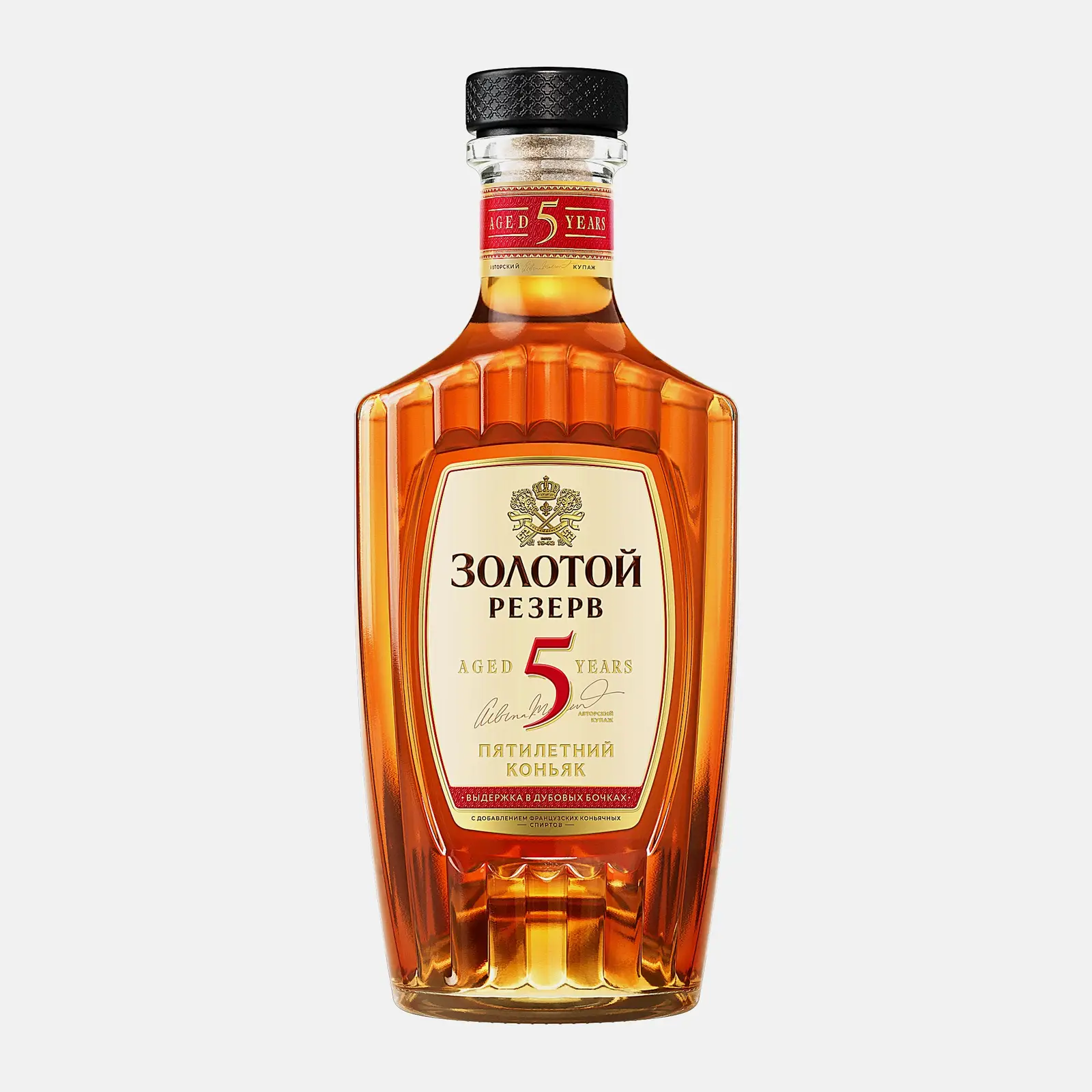 Коньяк Золотой резерв 5 лет 42% 500мл