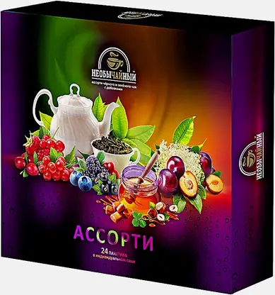 Чайное ассорти Необычайный черный и зеленый 24пак