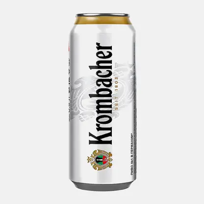 Пиво Krombacher Pils светлое пастеризованное 4.8% 500мл