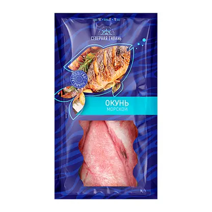 Изображение товара Свежемороженый окунь без головы 800г магнит