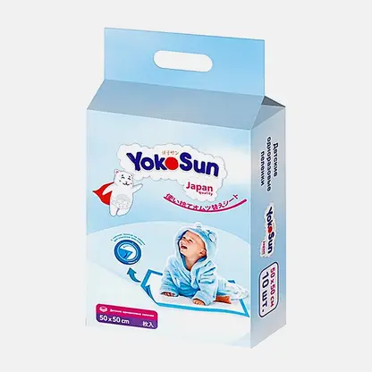 Пеленки детские Yokosun одноразовые 50*50см 10шт
