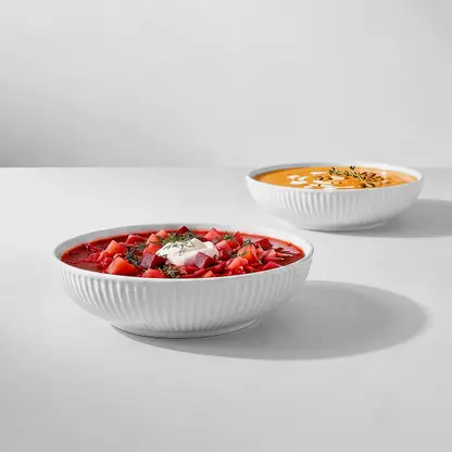 Набор суповых тарелок фарфоровых Royal Kuchen 20см 2шт