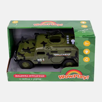 Машина 1:16 со светом и звуком WowPlay!