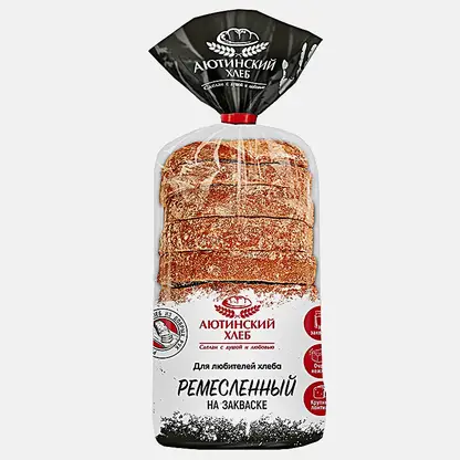 Хлеб Ремесленный на закваске нарезанный Аютинский хлеб 550г