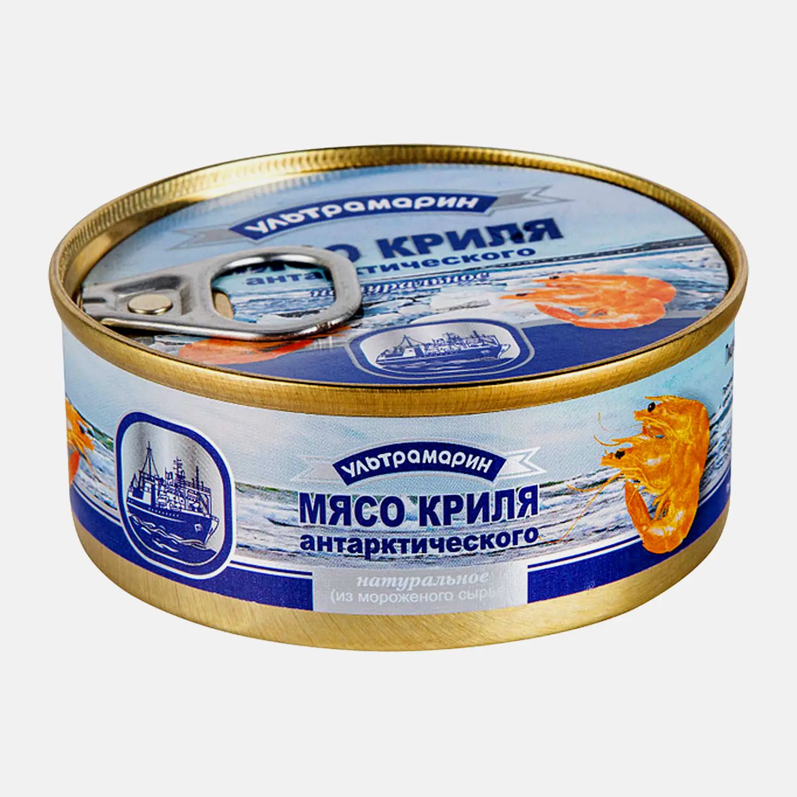 Мясо криля натуральное Ультрамарин 105г