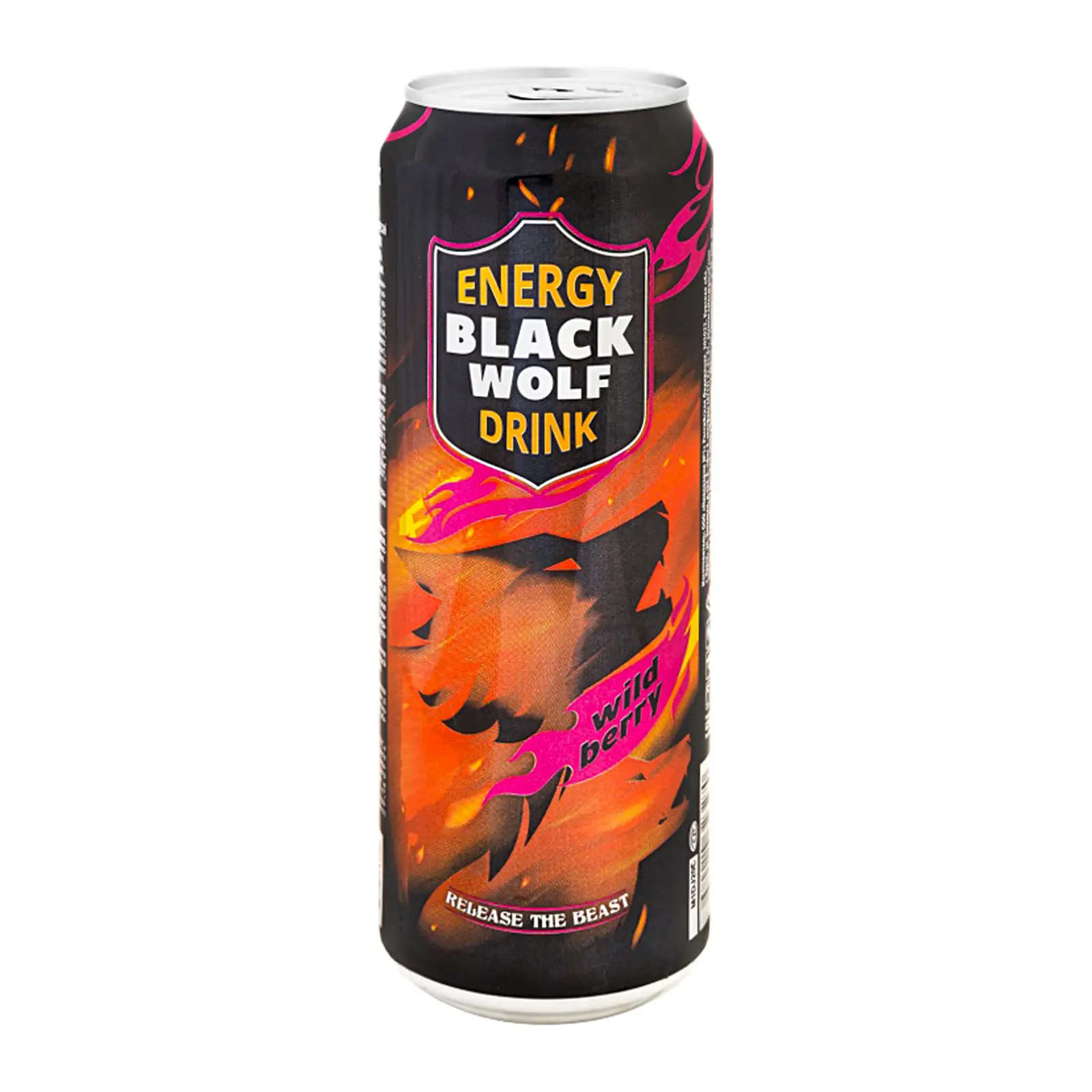Изображение товара Энергетический напиток Black Wolf Wild Berry 450 мл для бодрости и концентрации
