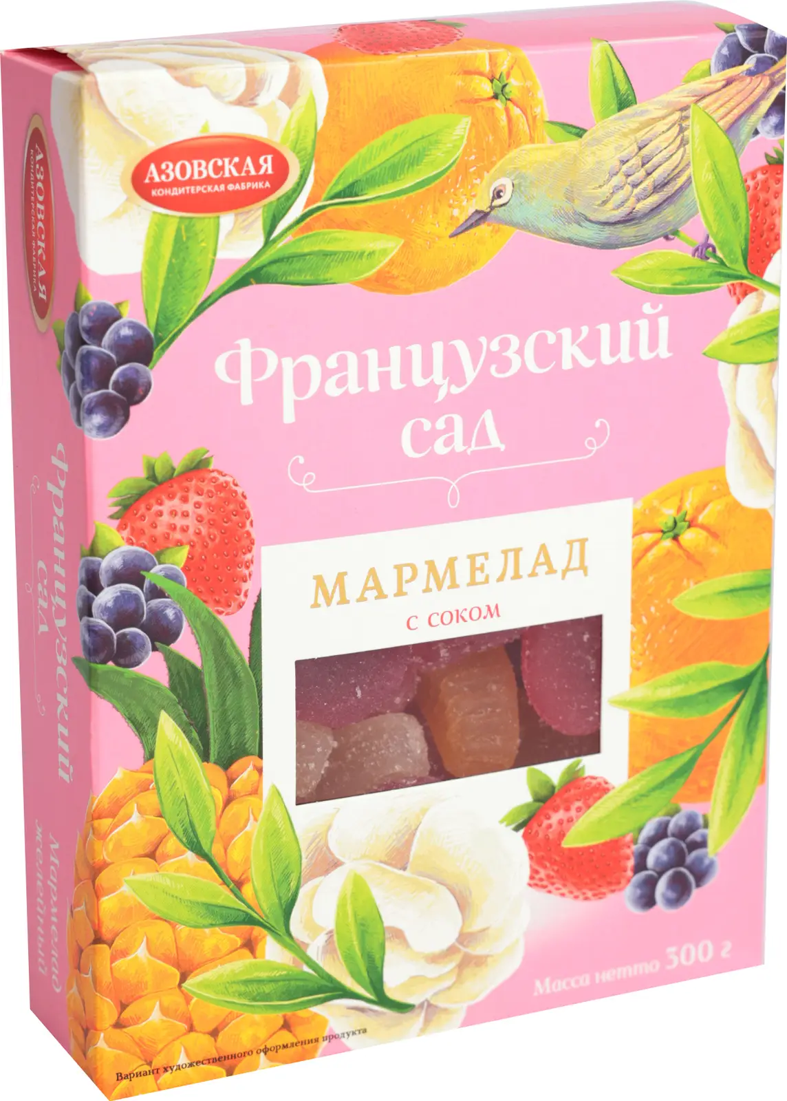 Мармелад Азовская КФ Французский сад с натуральным соком 300г — в каталоге  на сайте сети Магнит | Краснодар