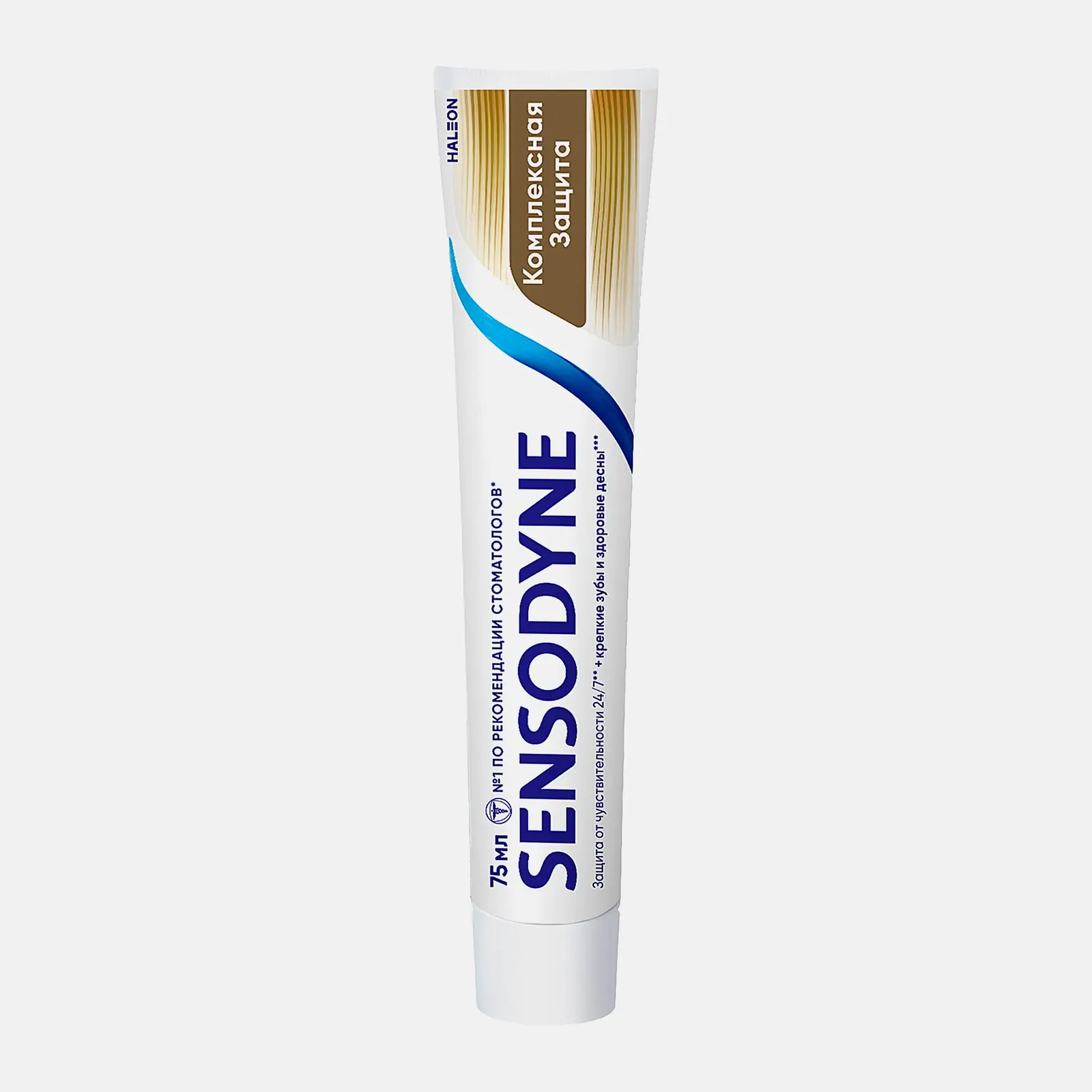 Зубная паста Sensodyne Комплексная Защита для чувствительных зубов с фтором освежающий мятный вкус 75мл - фото 2