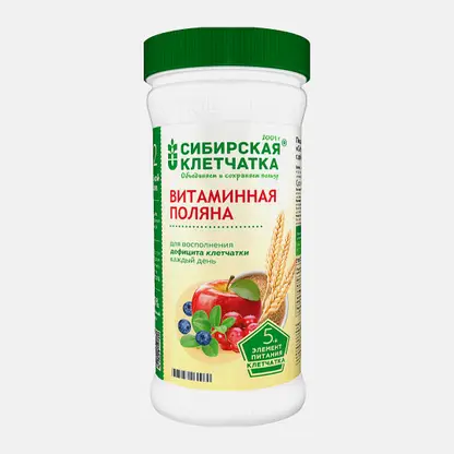 Клетчатка Сибирская клетчатка витаминная поляна 280г