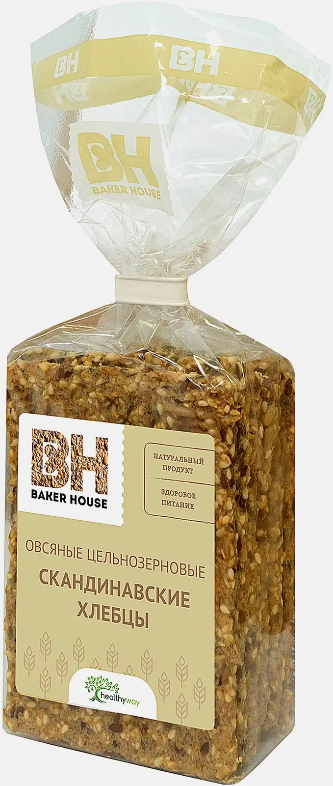Изображение товара Хлебцы Baker House цельнозерновые Скандинавские 180г