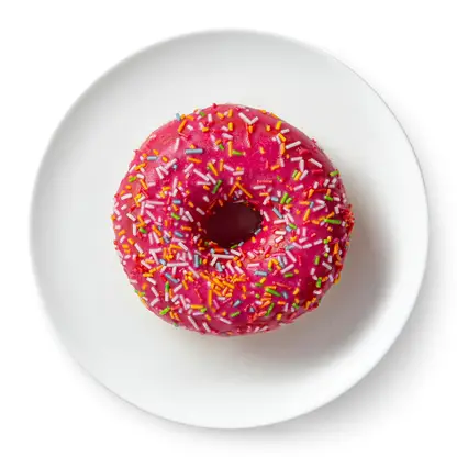 Изображение товара Донат глазированный со вкусом клубники 58г