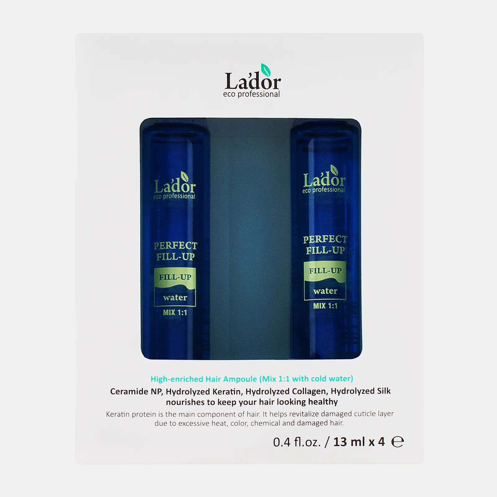 Филлер для восстановления волос Lador 13 мл*4шт 52мл