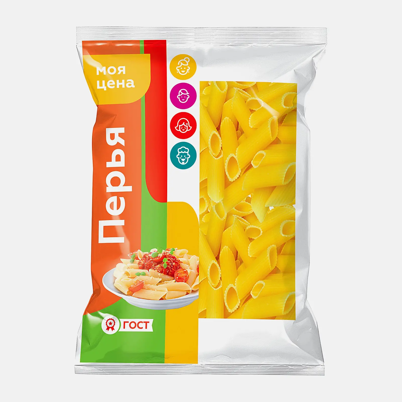Макароны Моя цена Перья 400г