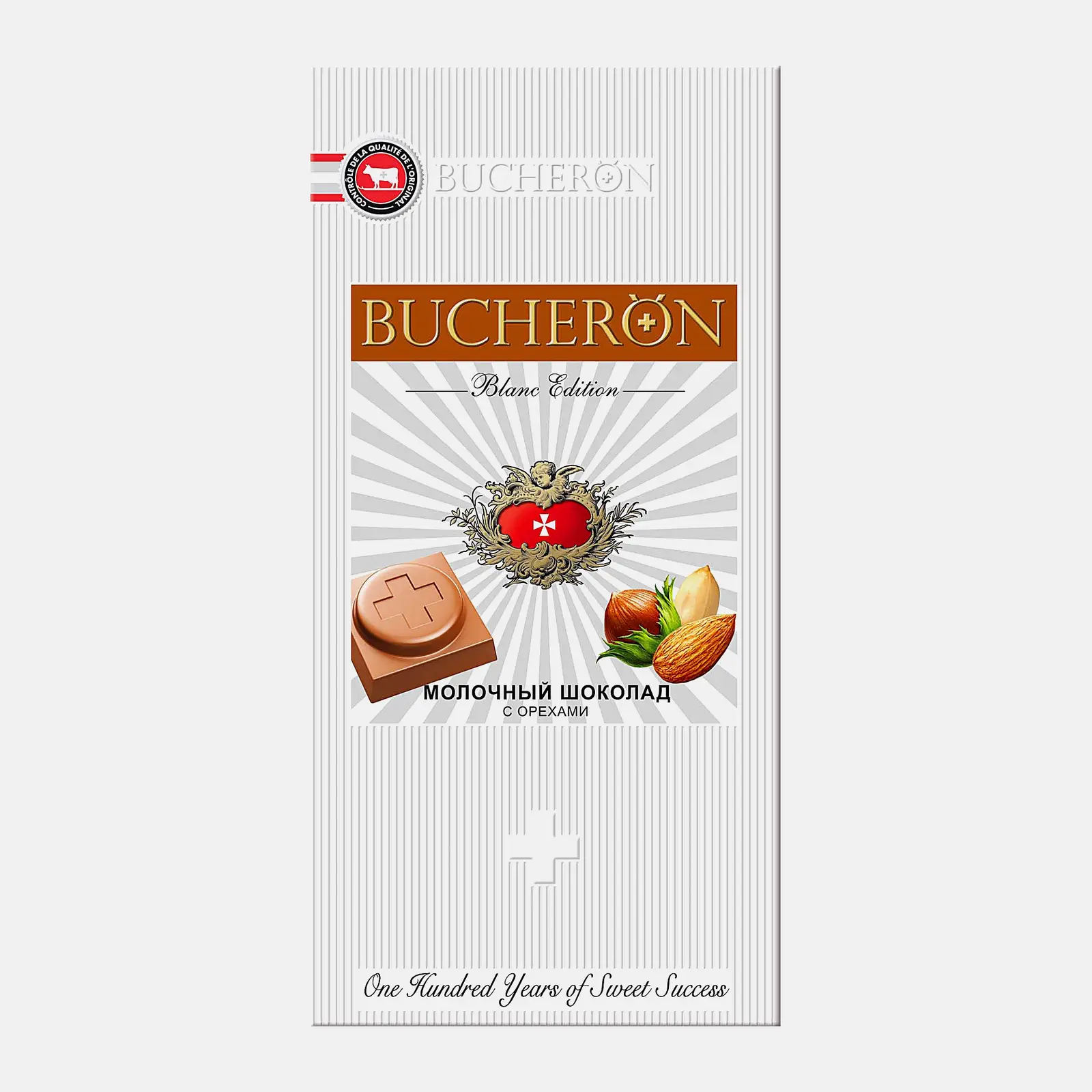 Шоколад молочный орех Bucheron Blanc Edition 85г Шоколад молочный орех Bucheron Blanc Edition 85г