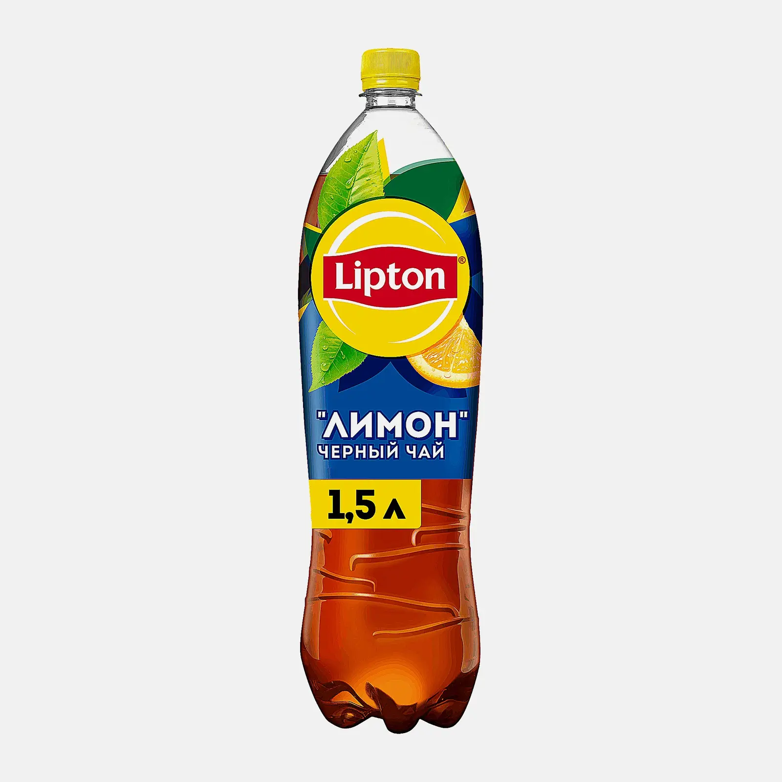 Изображение товара Напиток Lipton Чай черный холодный Лимон 1.5л