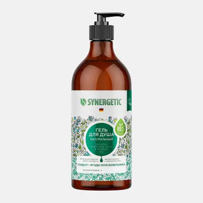 Гель для душа Натуральный Сандал и ягоды можжевельника Synergetic 750мл
