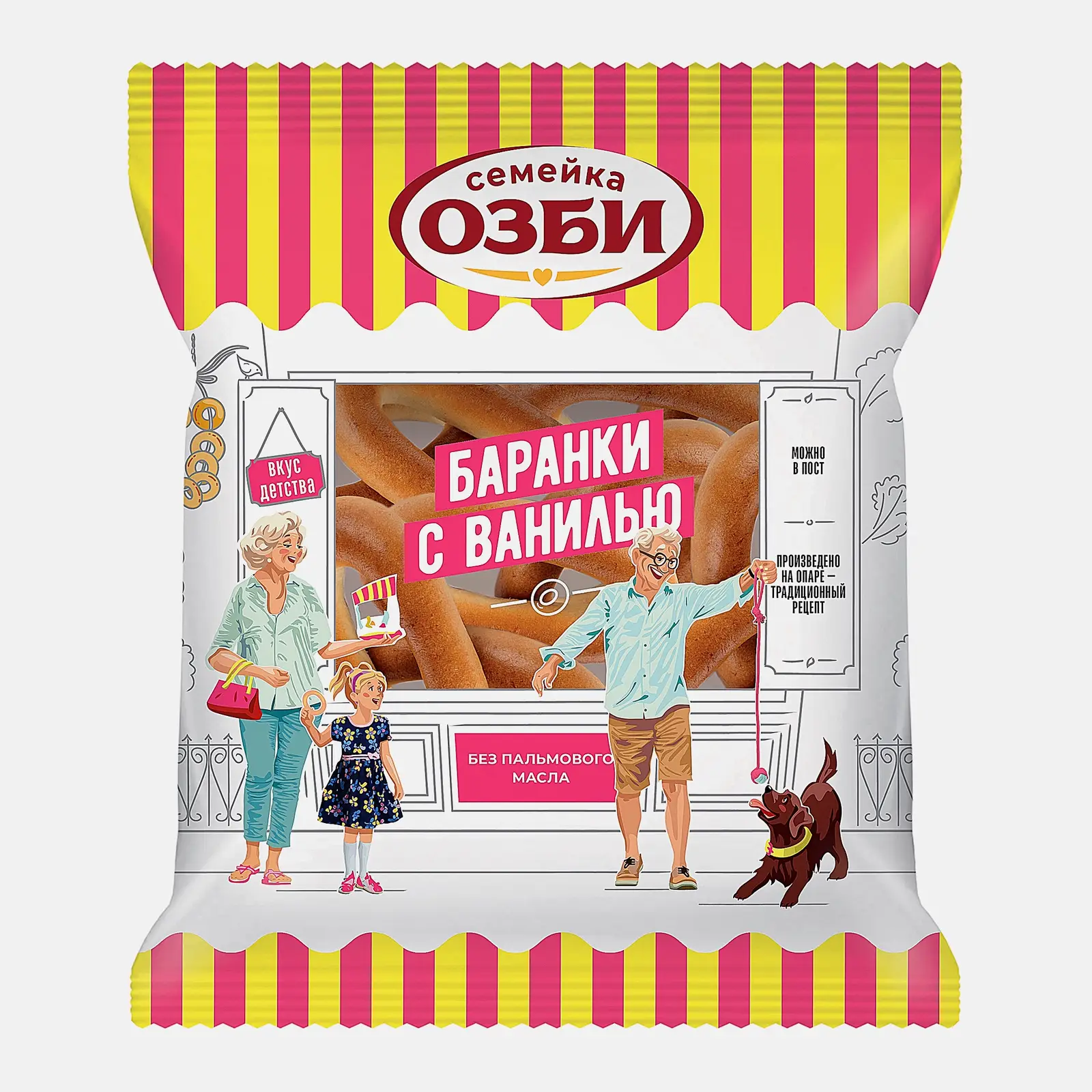 Изображение товара Баранки с ванилью Семейка Озби 220г