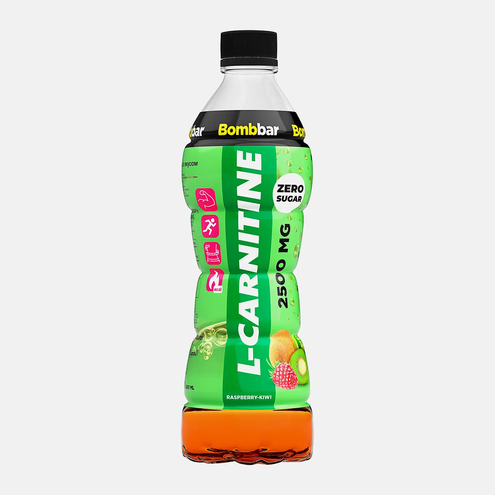Изображение товара Напиток со вкусом малина-киви с Л-карнитином Bombbar 500мл