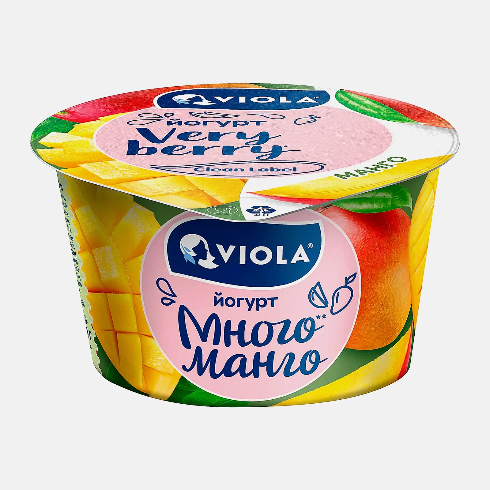 Изображение товара Йогурт Viola 1000135542 Манго — 2.6% 180 г